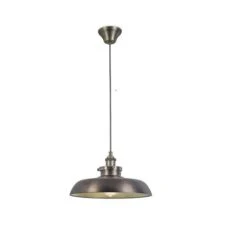 Vintage Ø350mm Hanglamp Oud Messing-brons E-27