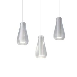 Rigatto 3-voudige Led Hanglamp Wit 21,6W-2700K Mat-wit