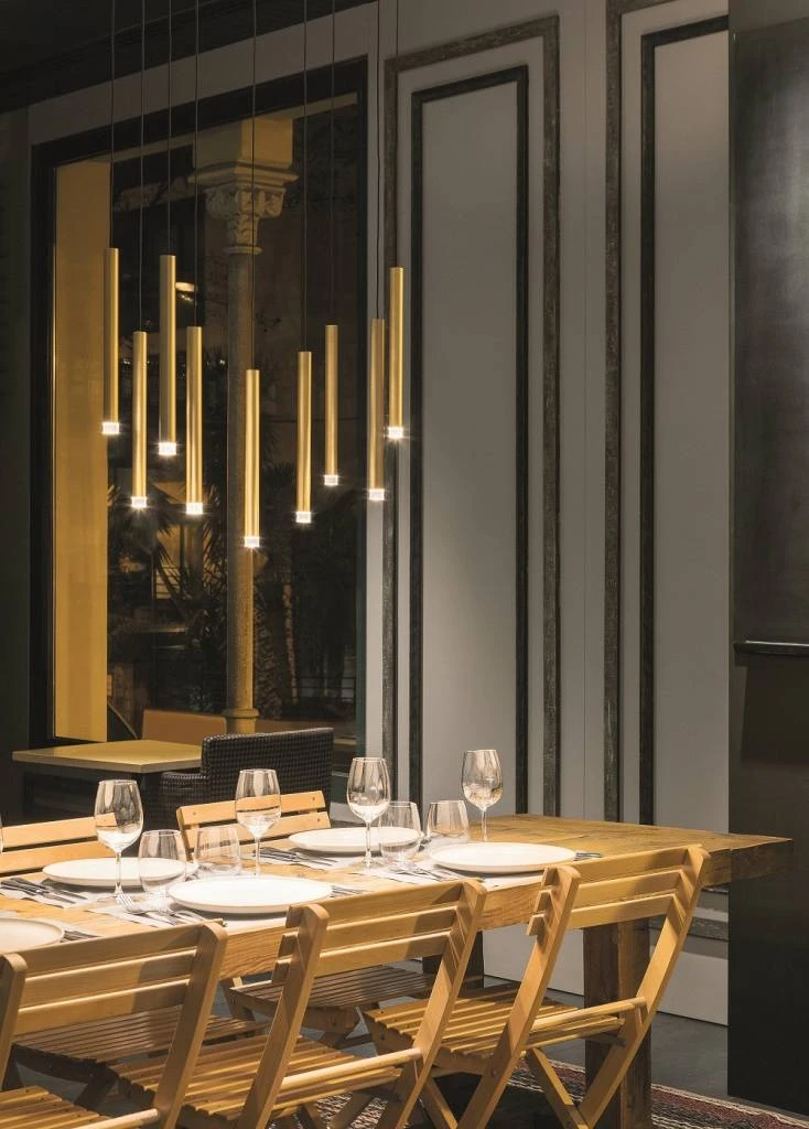 Candle Chandelier 6 Armig 18,8Watt-2700K Mat Brons Dimbaar 2 Candle Chandelier 6 Armig 18,8Watt-2700K Mat Brons Dimbaar - Image 2