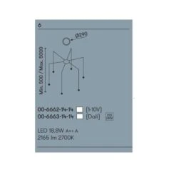 Candle Chandelier 6 Armig 18,8Watt-2700K Mat Brons Dimbaar 10 Candle Chandelier 6 Armig 18,8Watt-2700K Mat Brons Dimbaar -Flos Verkoop image 133