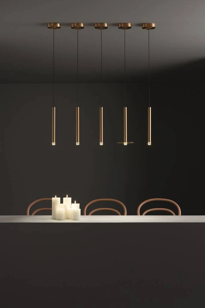 Candle Chandelier 6 Armig 18,8Watt-2700K Mat Brons Dimbaar 5 Candle Chandelier 6 Armig 18,8Watt-2700K Mat Brons Dimbaar - Image 5