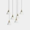 Veneto Goud Led Hanglamp 6 X 5Watt-2700K