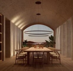 Circular Chandelier Ø900mm With 45Watt Downwards Lighting -Flos Verkoop image 157