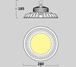 Disco 8300 Highbay Led Hanglamp 150W-4000K -Flos Verkoop image 179
