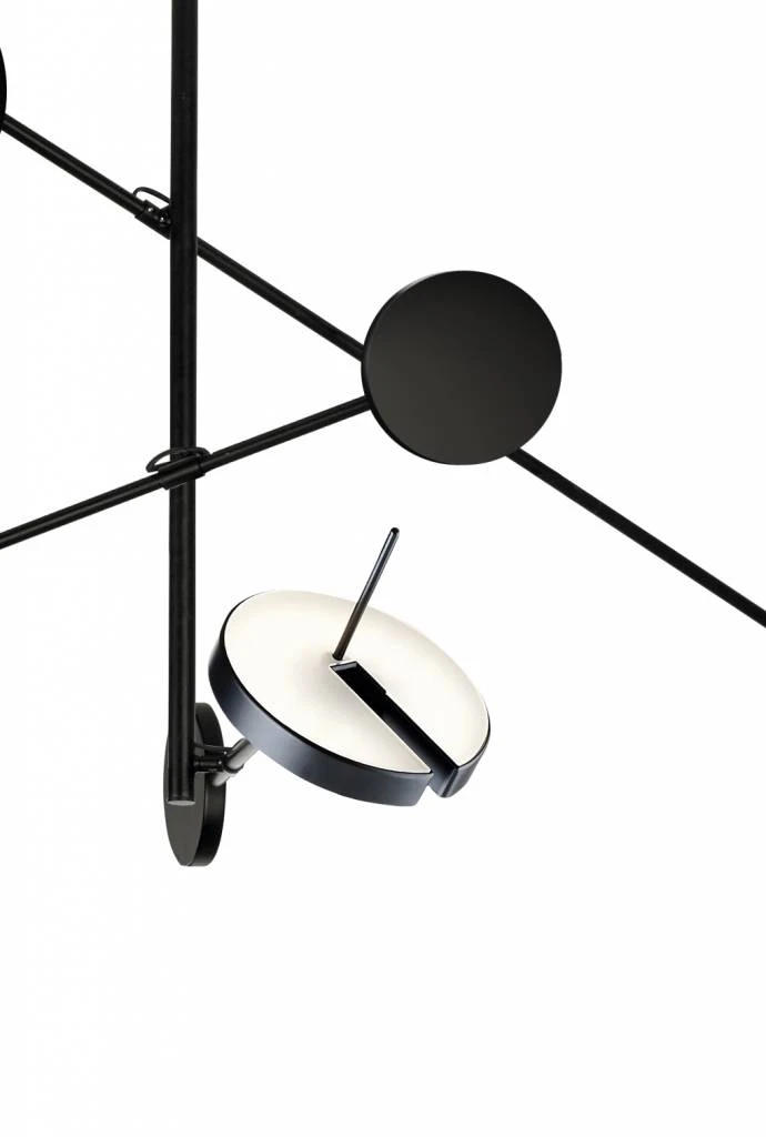 Invisble Led 3-voudige Hanglamp 27Watt In Zwart Dimbaar 3 Invisble Led 3-voudige Hanglamp 27Watt In Zwart Dimbaar - Image 3