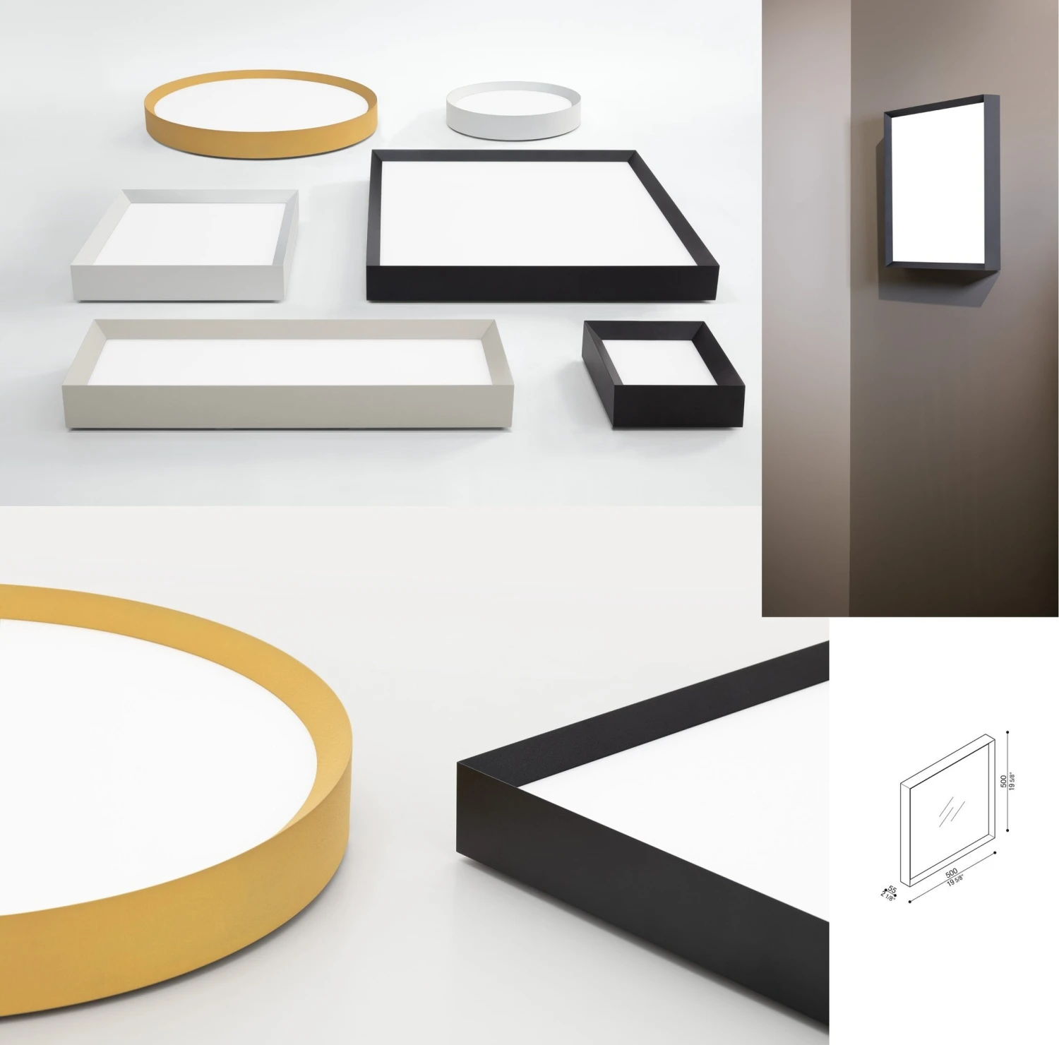 Flo Q300 Wand-plafond Opbouw 30Watt 300x300mm In 4 Kleuren 4 Flo Q300 Wand-plafond Opbouw 30Watt 300x300mm In 4 Kleuren - Image 4