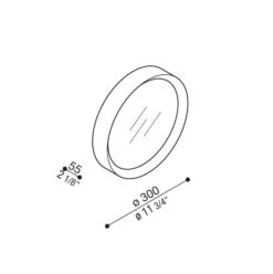 Flo T300 Plafond/wand Opbouw 30Watt Ø300mm In 4 Kleuren -Flos Verkoop image 238