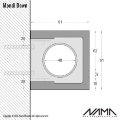 Mondi Down Gips Led Wandlamp 230V-GU10 -Flos Verkoop image 253
