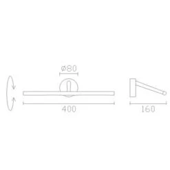 Siena Led Schilderij Armatuur 3,6Watt-3000K L=400mm -Flos Verkoop image 277