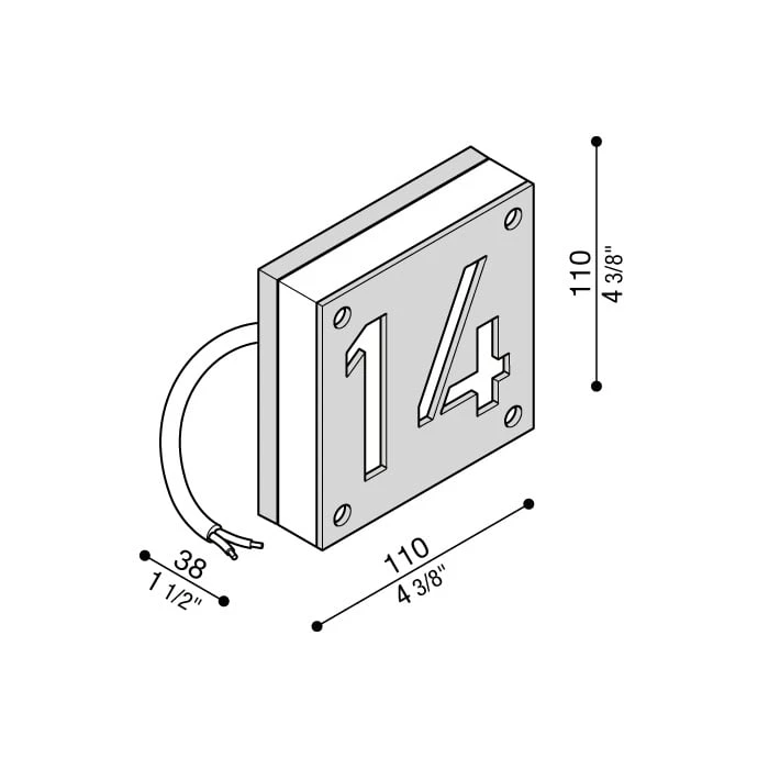 Kobo 110 Code Led Opbouw Armatuur IP66 10Watt 7 Kobo 110 Code Led Opbouw Armatuur IP66 10Watt - Image 7