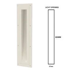 Ray60 Trimless Gips Led Wand Inbouw Rechthoekig GU10/GU5.3