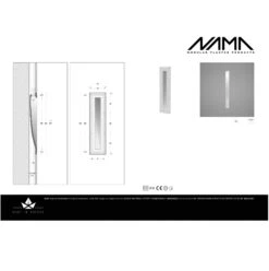 Ray60 Trimless Gips Led Wand Inbouw Rechthoekig GU10/GU5.3 -Flos Verkoop image 294