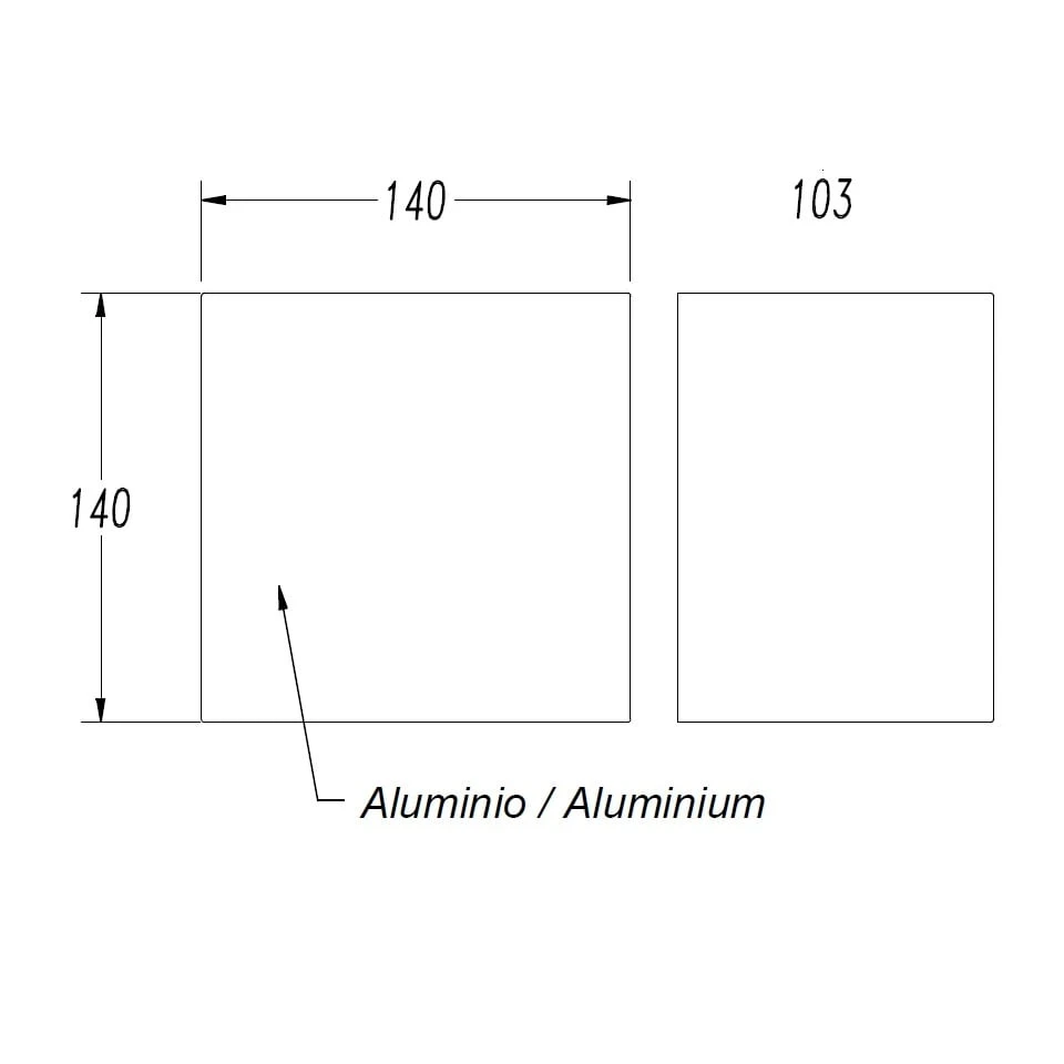 Prime LED Wandopbouwarmatuur 40W-3000K Dimbaar 6 Prime LED Wandopbouwarmatuur 40W-3000K Dimbaar - Image 6