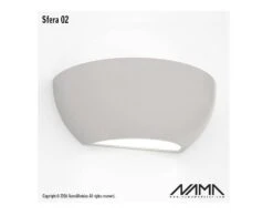 Sfera 02 Up-down Gips Led Wandlamp 230V-E-27