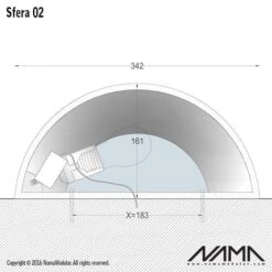 Sfera 02 Up-down Gips Led Wandlamp 230V-E-27 -Flos Verkoop image 333