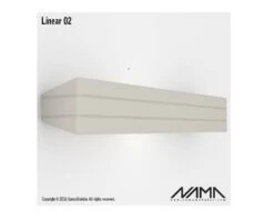 Linear 02 Up-down Gips Led Wandlamp 230V 2xE-14