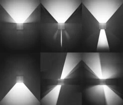 Kub Led Wandlamp Met Verstelbare Lichtbundels 4,1W-3000K In Diverse Kleuren -Flos Verkoop image 386