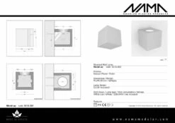 Mondi UP Gips Led Wandlamp 230V-GU10 -Flos Verkoop image 404