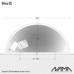 Sfera 01 Up Gips Led Wandlamp 230V-E-27 -Flos Verkoop image 418