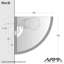 Sfera 01 Up Gips Led Wandlamp 230V-E-27 -Flos Verkoop image 419