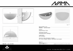 Sfera 01 Up Gips Led Wandlamp 230V-E-27 -Flos Verkoop image 420