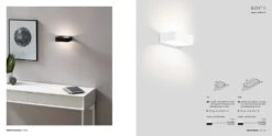 Benta 1.0 Led Wandarmatuur 8Watt-3000K Dimbaar In Wit Of Zwart -Flos Verkoop image 430