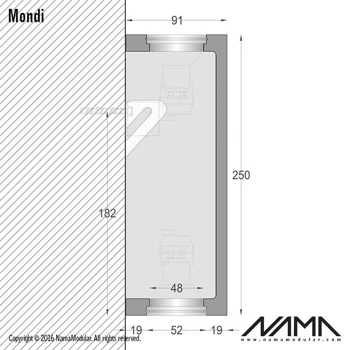 Mondi Up-down Gips Led Wandlamp 230V-GU10 5 Mondi Up-down Gips Led Wandlamp 230V-GU10 - Image 5
