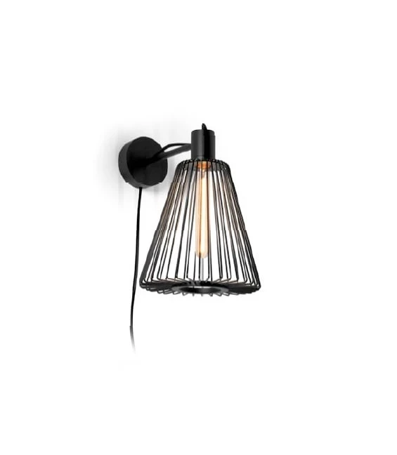Wiro 1.1 Cone Wandlamp E-27 Met Aansluitsnoer En Dimmer 2 Wiro 1.1 Cone Wandlamp E-27 Met Aansluitsnoer En Dimmer - Image 2