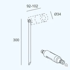 Zoom Spotlight 3,8Watt Met Zoomoptiek 7-105gr -Flos Verkoop image 499
