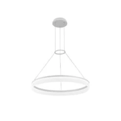 Circ Led Hanglamp Ø600mm Wit