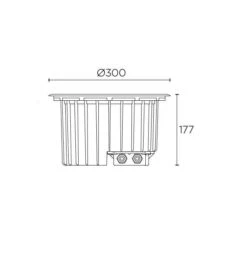 Gea Power Led Pro Grondspot 37,9Watt Richtbaar RVS 3000-4000K 8 Gea Power Led Pro Grondspot 37,9Watt Richtbaar RVS 3000-4000K -Flos Verkoop image 549