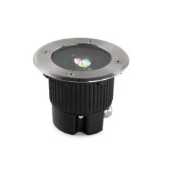 Gea RGB Easy+ Ronde Grond Inbouwspot 24V-6Watt Richtbaar RVS