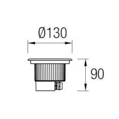 Gea RGB Easy+ Ronde Grond Inbouwspot 24V-6Watt Richtbaar RVS -Flos Verkoop image 581