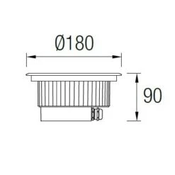 Gea RGB Easy+ Ronde Grond Inbouwspot 24V-17Watt Richtbaar RVS -Flos Verkoop image 632