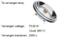 MM10018 AR111 G53 350mA-12Watt 24/45gr Dim To Warm CRI97 -Flos Verkoop image 720