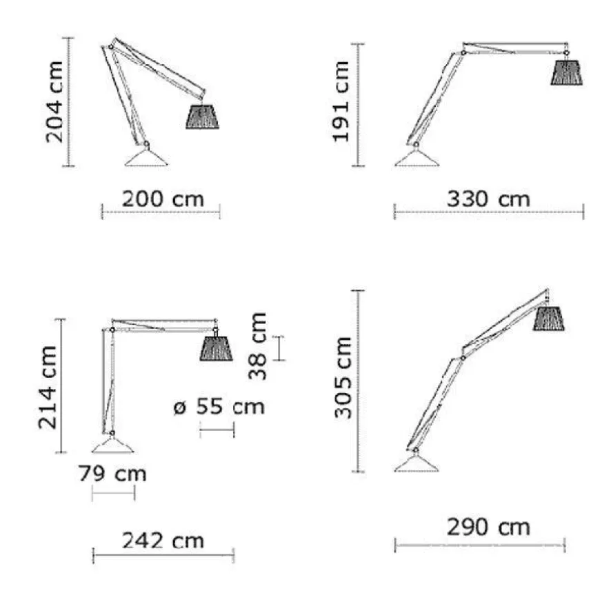 Flos Superarchimoon Outdoor Booglamp Green Wall 7 Flos Superarchimoon Outdoor Booglamp Green Wall - Image 7