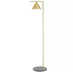 Flos Captain Flint Outdoor Vloerlamp LED 2700K Messing/lichtgrijs
