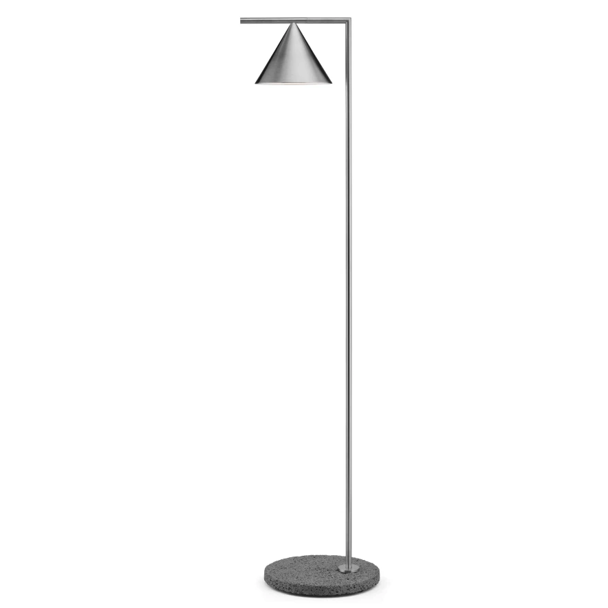 Flos Captain Flint Outdoor Vloerlamp LED 2700K Staal/donkergrijs 1 Flos Captain Flint Outdoor Vloerlamp LED 2700K Staal/donkergrijs