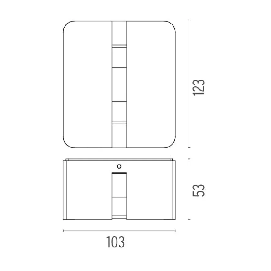 Flos Fenestra Wandlamp LED Antraciet 2 Flos Fenestra Wandlamp LED Antraciet - Image 2