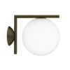 Flos IC Lights C/W1 Outdoor Wandlamp Donkerbruin