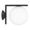 Flos IC Lights C/W2 Outdoor Wandlamp Zwart