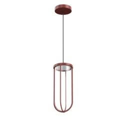Flos In Vitro Hanglamp LED Ø18 Outdoor Terracotta