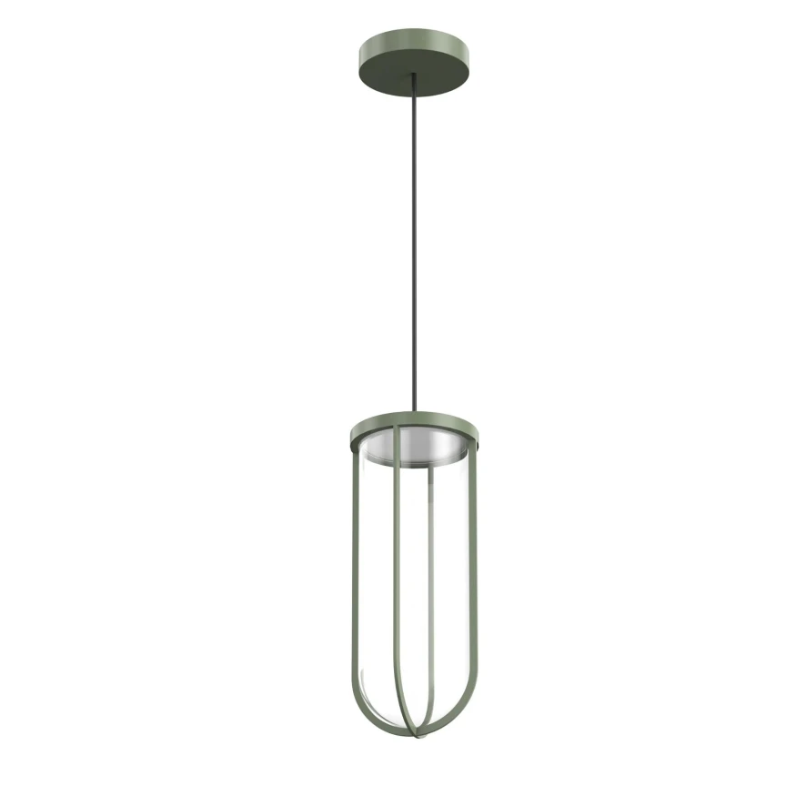 Flos In Vitro Hanglamp LED Ø18 Outdoor Groen 1 Flos In Vitro Hanglamp LED Ø18 Outdoor Groen