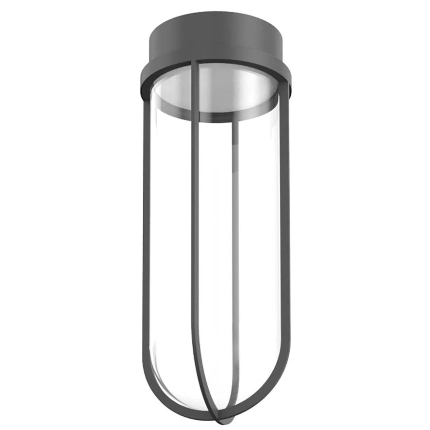 Flos In Vitro Outdoor Plafondlamp Ø18 LED Antraciet 1 Flos In Vitro Outdoor Plafondlamp Ø18 LED Antraciet