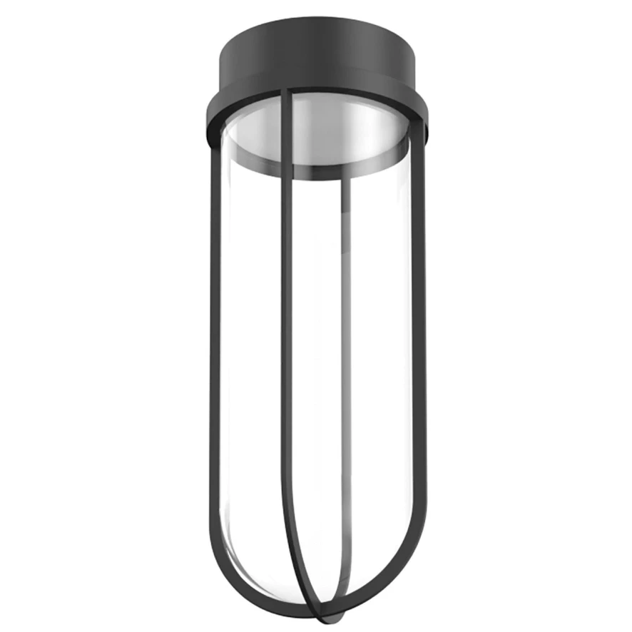 Flos In Vitro Outdoor Plafondlamp Ø18 LED Zwart 1 Flos In Vitro Outdoor Plafondlamp Ø18 LED Zwart