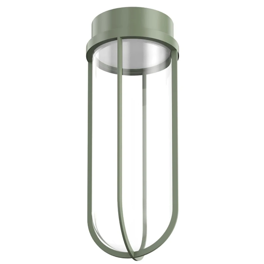 Flos In Vitro Outdoor Plafondlamp Ø18 LED Groen 1 Flos In Vitro Outdoor Plafondlamp Ø18 LED Groen