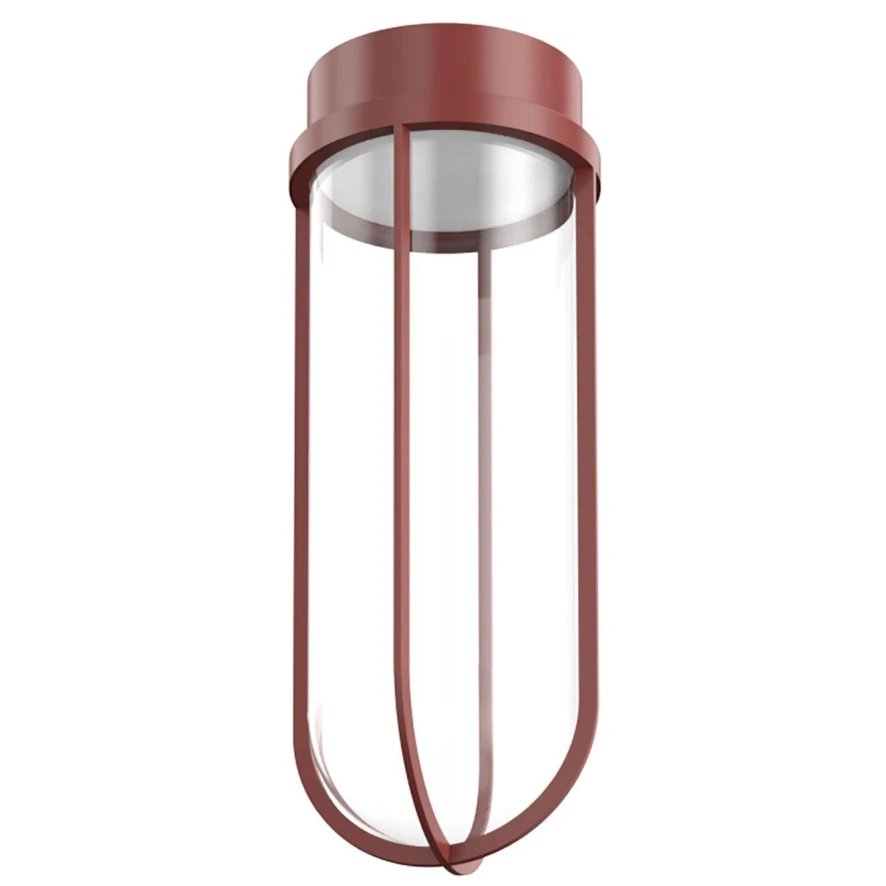 Flos In Vitro Outdoor Plafondlamp Ø18 LED Terracotta 1 Flos In Vitro Outdoor Plafondlamp Ø18 LED Terracotta