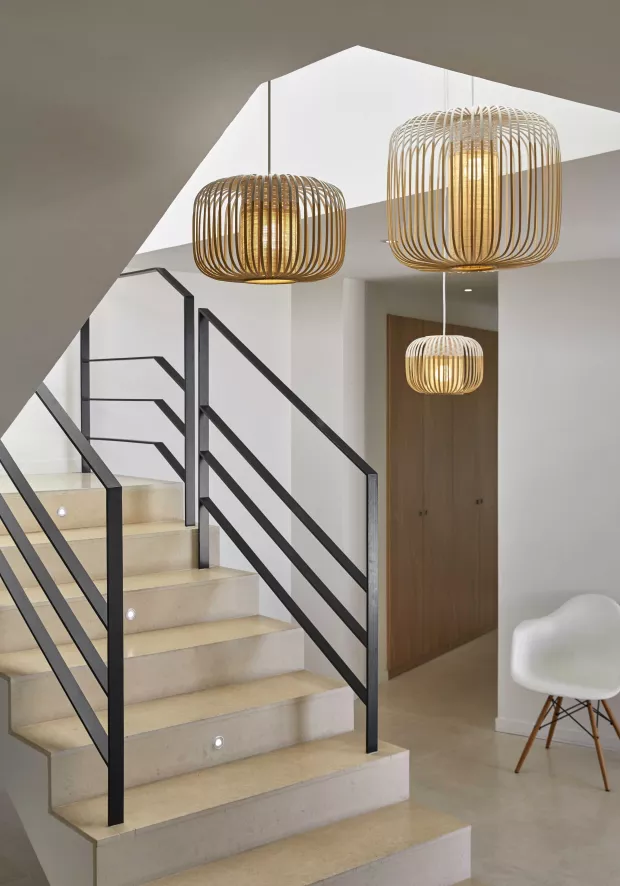 Forestier Bamboo Light Hanglamp Extra Small Ø27 Rood 5 Forestier Bamboo Light Hanglamp Extra Small Ø27 Rood - Image 5