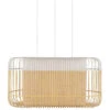 Forestier Bamboo Oval XL Hanglamp Wit