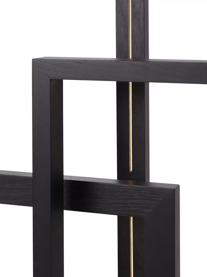 Hollands Licht Reflex Vloerlamp LED Zwart Eiken 3 Hollands Licht Reflex Vloerlamp LED Zwart Eiken - Image 3